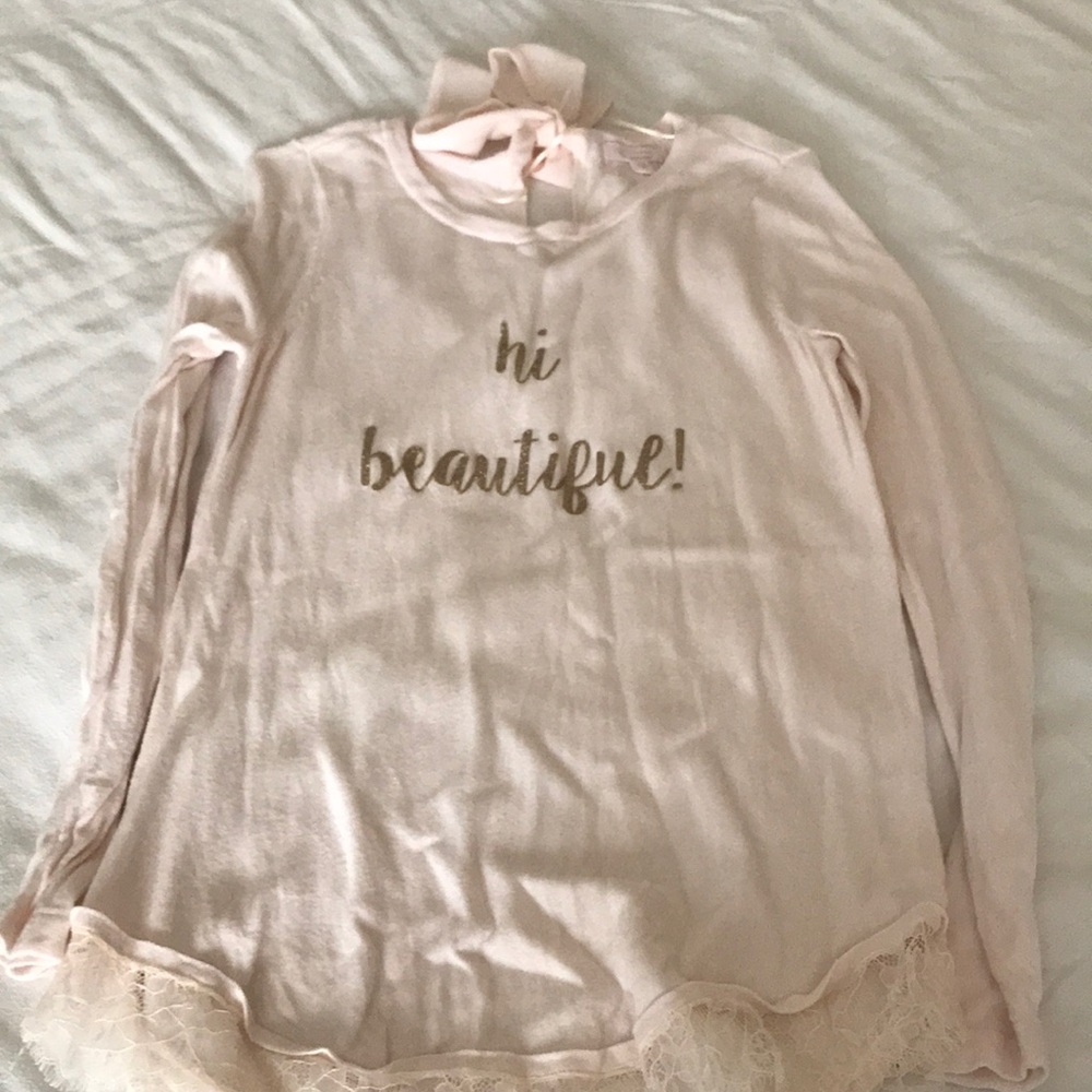pink sweater